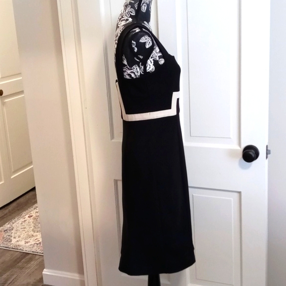 🖤Diane Von Furstenberg🖤 - Black/Ivory Tai Stretch Dress - Picture 4 of 14